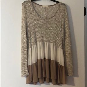 Blouse cream color